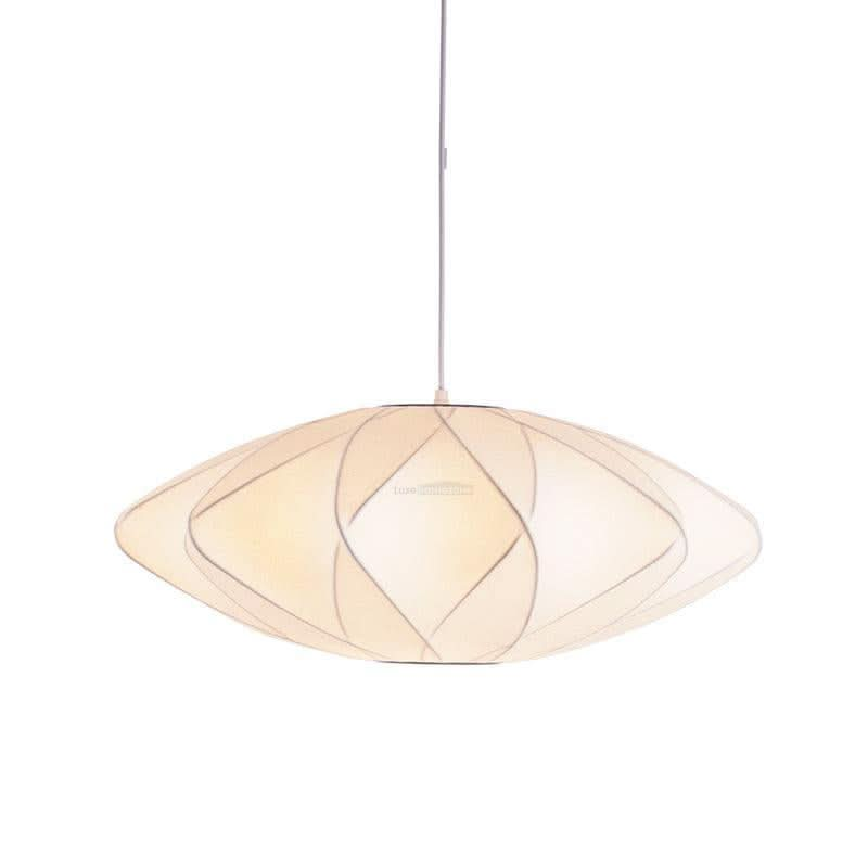 Bubble Pendant Light with Artificial Silk Lampshade - Yiosilamp