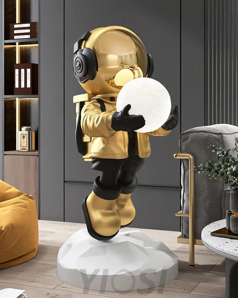 Fantasy Astronaut Built-in Battery Floor Lamp - Creature-1-Yiosilamp