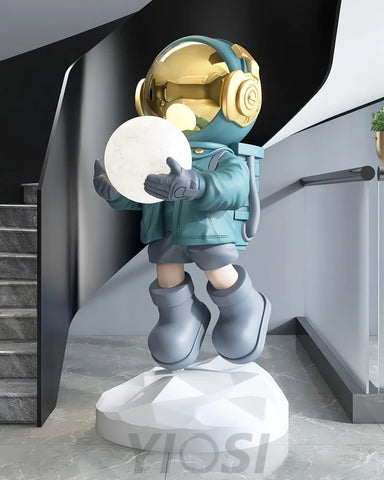 Fantasy Astronaut Built-in Battery Floor Lamp - Creature-1-Yiosilamp