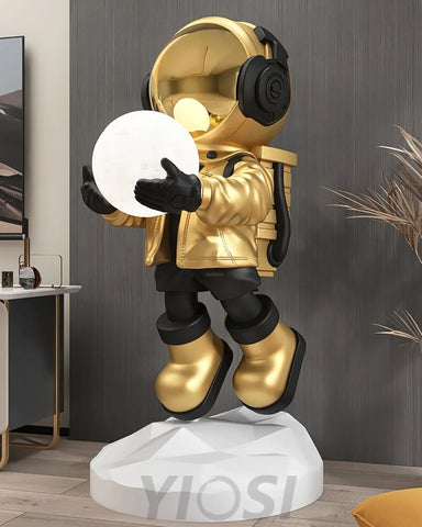 Fantasy Astronaut Built-in Battery Floor Lamp - Creature-1-Yiosilamp