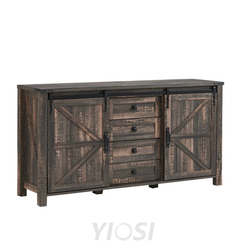 Farmhouse Dresser with Barn Doors 60’’