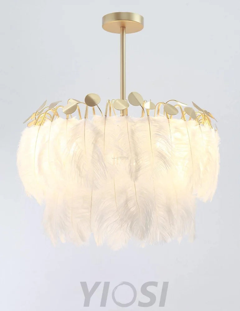 Feather Pendant Lamp ∅ 19.7″ - Feather-1-Yiosilamp