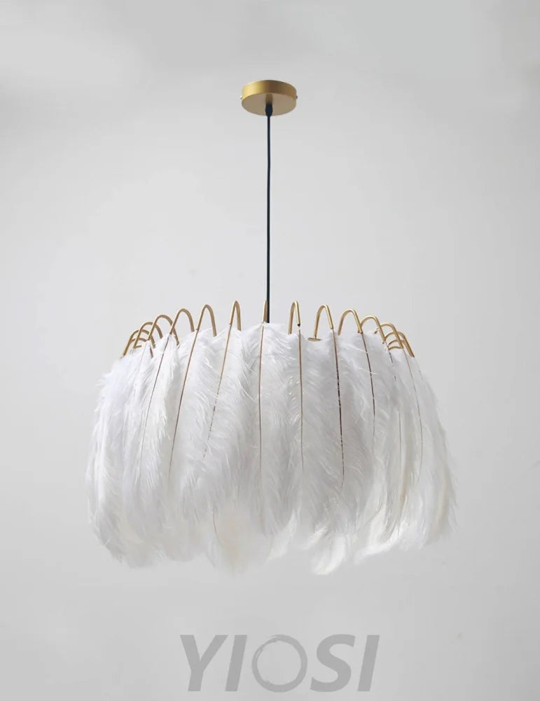 Feather Pendant Lamp ∅ 19.7″ - Feather-1-Yiosilamp