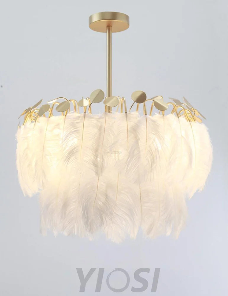 Feather Pendant Lamp ∅ 19.7″ - Feather-1-Yiosilamp