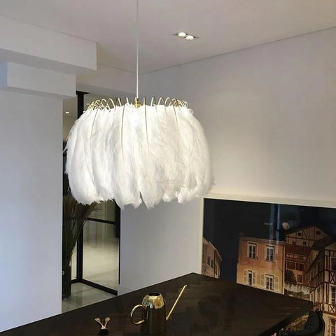 Feather Pendant Lamp ∅ 19.7″ - Feather-1-Yiosilamp