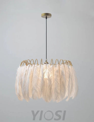 Feather Pendant Lamp ∅ 19.7″ - Feather-1-Yiosilamp