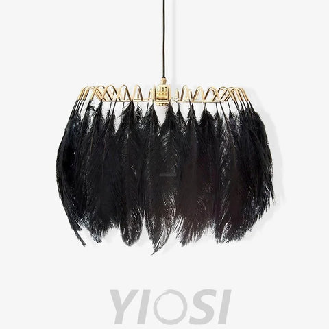 Feather Pendant Lamp ∅ 19.7″ - Feather-1-Yiosilamp