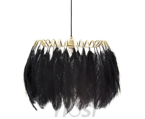 Feather Pendant Lamp ∅ 19.7″ - Feather-1-Yiosilamp