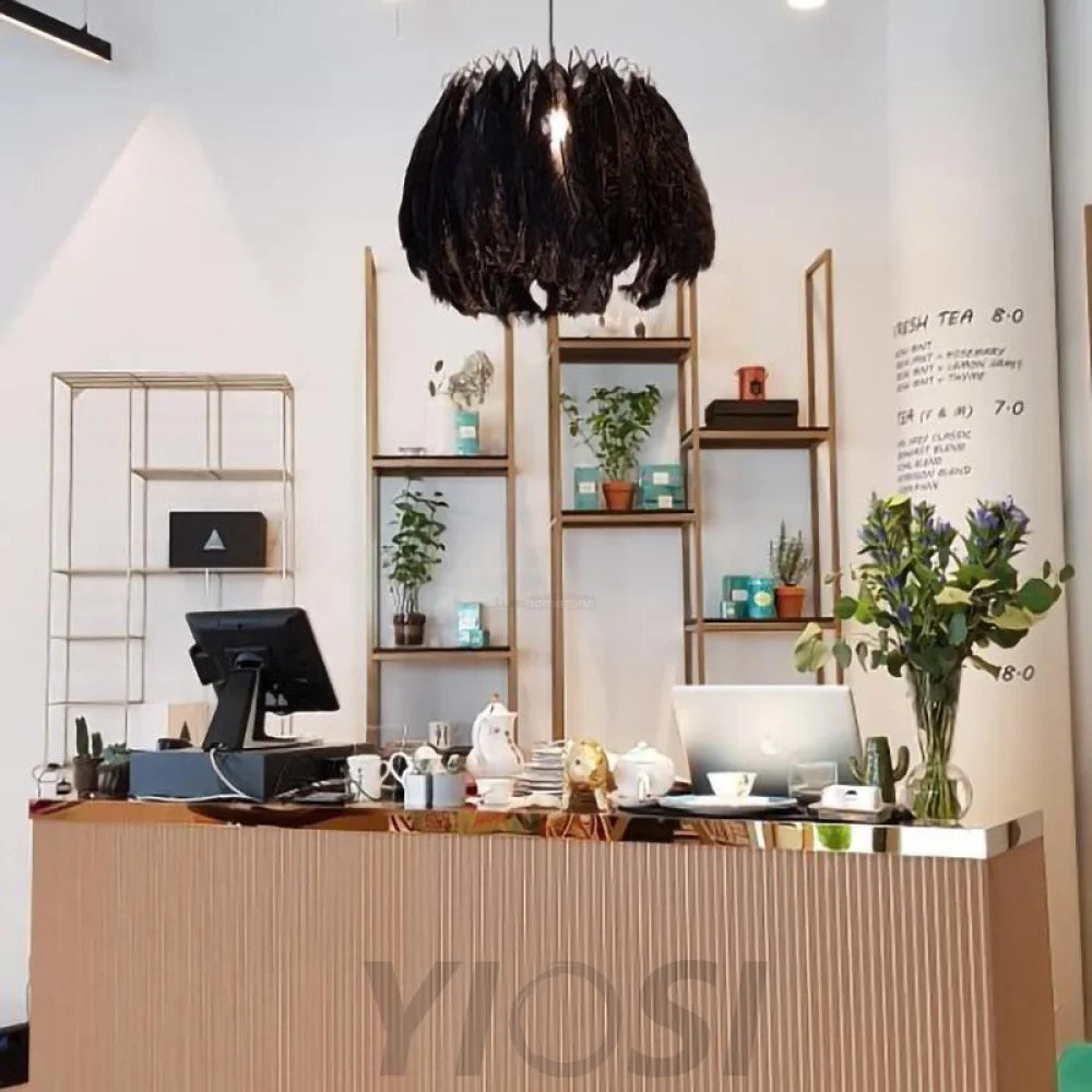 Feather Pendant Lamp ∅ 19.7″ - Feather-1-Yiosilamp