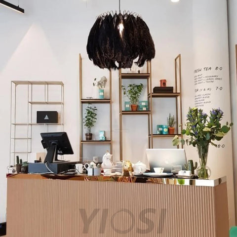 Feather Pendant Lamp ∅ 19.7″ - Feather-1-Yiosilamp