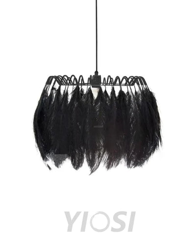 Feather Pendant Lamp ∅ 19.7″ - Feather-1-Yiosilamp