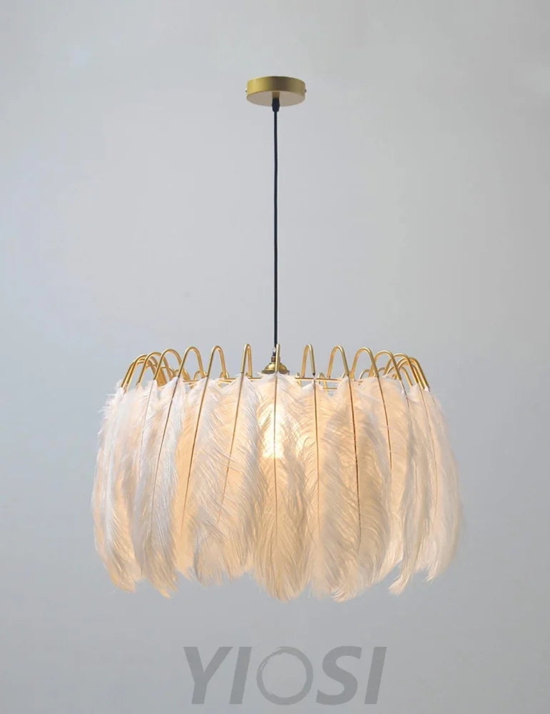 Feather Pendant Lamp ∅ 19.7″ - Feather-1-Yiosilamp
