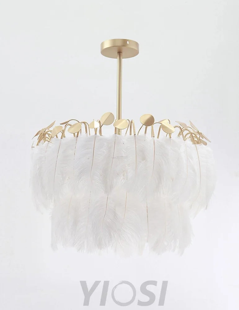 Feather Pendant Lamp ∅ 19.7″ - Feather-1-Yiosilamp
