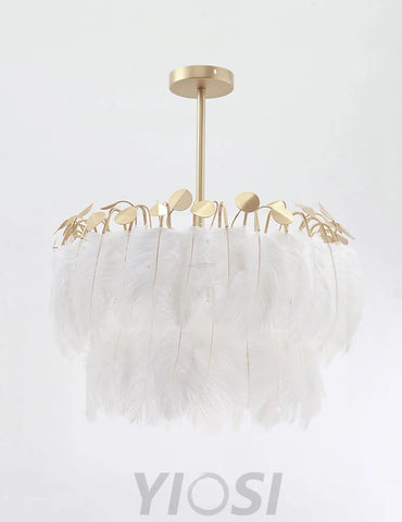 Feather Pendant Lamp ∅ 19.7″ - Feather-1-Yiosilamp