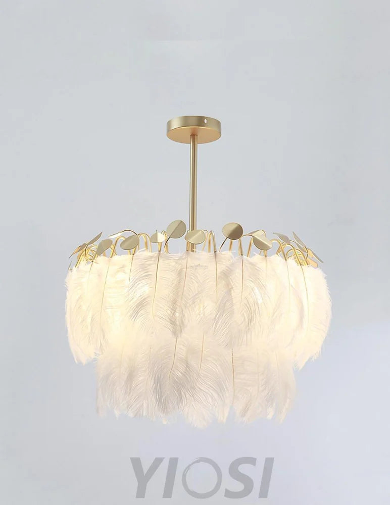 Feather Pendant Lamp ∅ 19.7″ - Feather-1-Yiosilamp