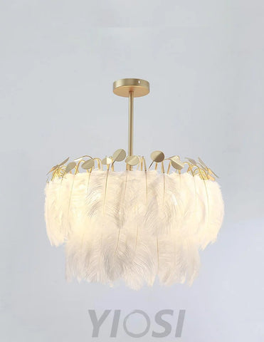 Feather Pendant Lamp ∅ 19.7″ - Feather-1-Yiosilamp