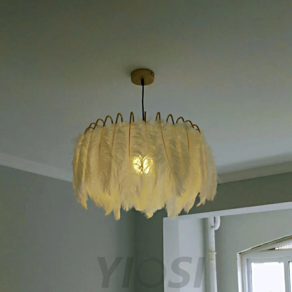 Feather Pendant Lamp ∅ 19.7″ - Feather-1-Yiosilamp