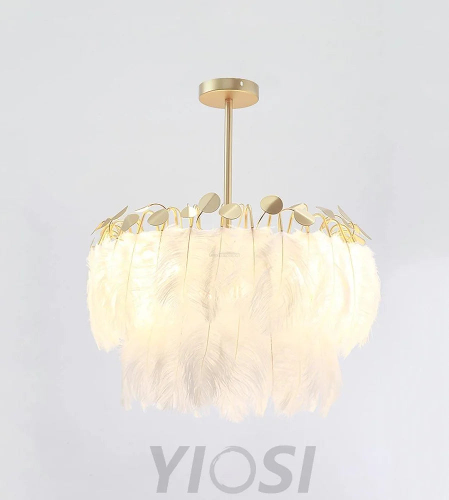 Feather Pendant Lamp ∅ 19.7″ - Feather-1-Yiosilamp