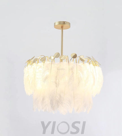 Feather Pendant Lamp ∅ 19.7″ - Feather-1-Yiosilamp