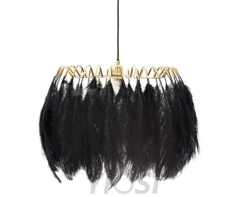Feather Pendant Lamp ∅ 19.7″ - Feather-1-Yiosilamp