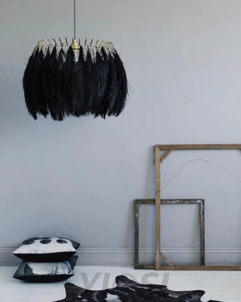 Feather Pendant Lamp ∅ 19.7″ - Feather-1-Yiosilamp