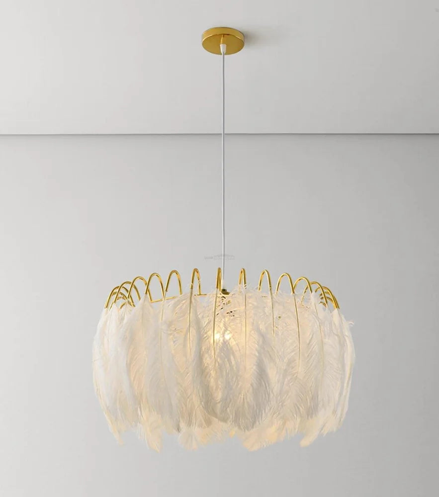 Feather Pendant Lamp ∅ 19.7″ - Feather-1-Yiosilamp