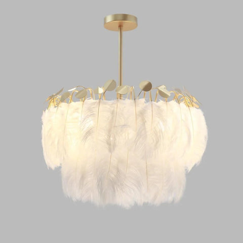 Feather Pendant Lamp ∅ 19.7″ - Feather-1-Yiosilamp