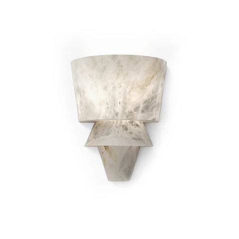 Felix Flo A Modern Alabaster Wall Sconce Light Fixtures