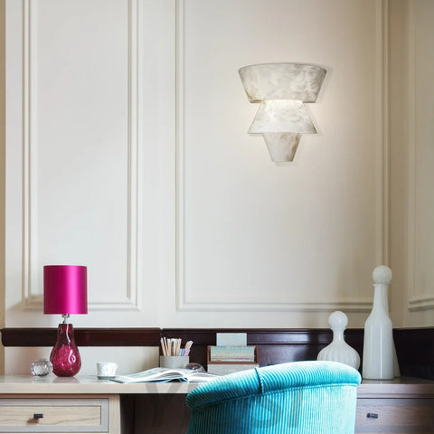 Felix Lab A Alabaster Wall Sconce Light Fixtures