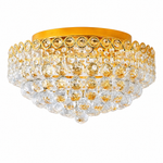 450 Pineapple Bead Ceiling Light - Gold