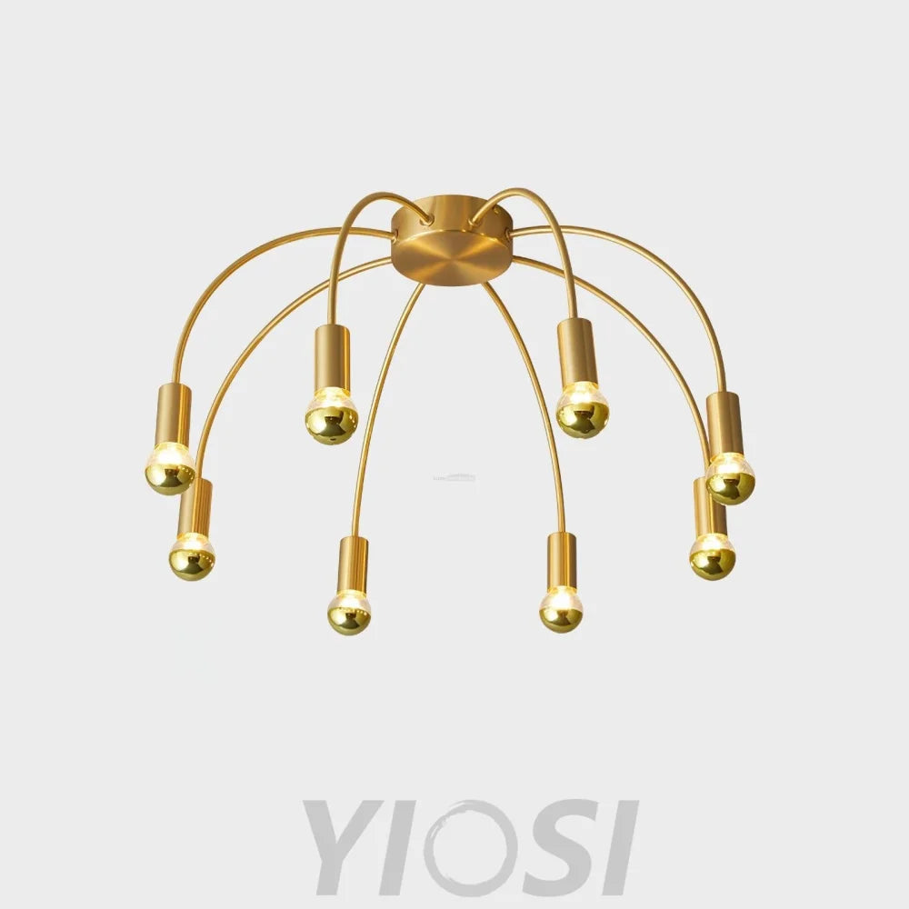Fireworks Ceiling Lamp with 8/12/16 heads - Bend, Semi Flush Mounts-1-Yiosilamp
