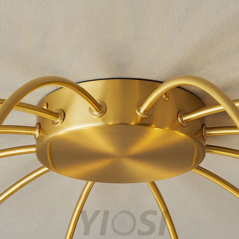 Fireworks Ceiling Lamp with 8/12/16 heads - Bend, Semi Flush Mounts-1-Yiosilamp
