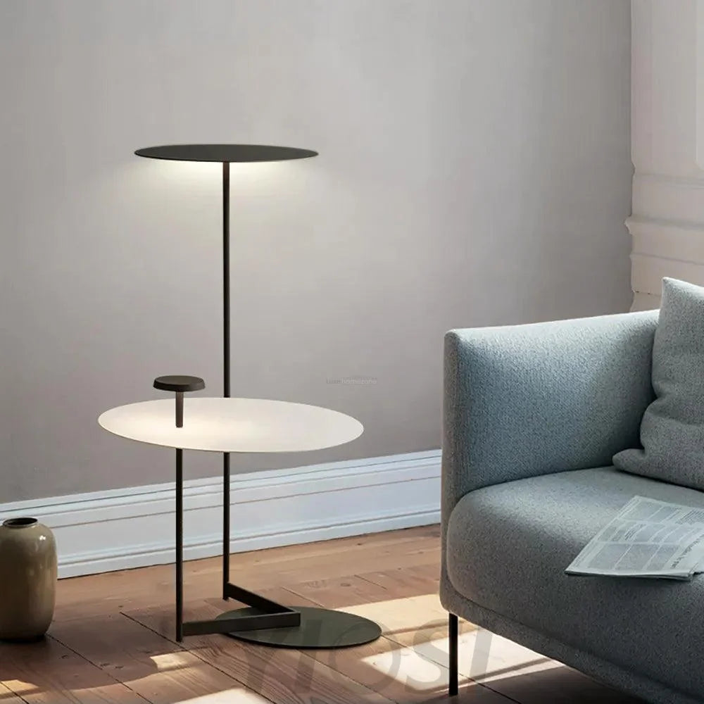 Flat Floor Lamp  ∅ 29.9″ - Yiosilamp