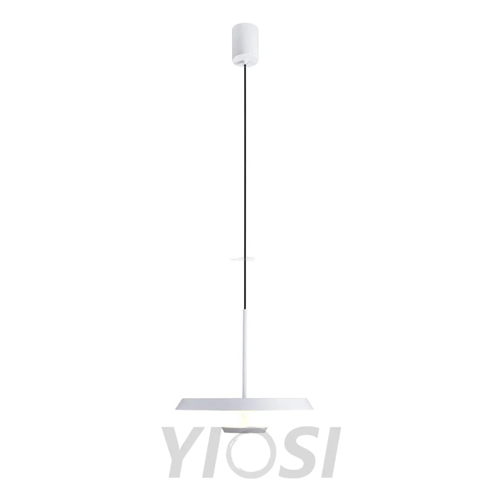 Flat Pendant Light ∅ 9.8″ - Earring-1-Yiosilamp