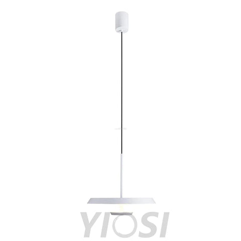 Flat Pendant Light ∅ 9.8″ - Earring-1-Yiosilamp