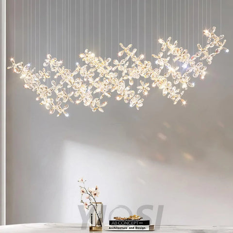 Floating Butterfly Chandelier L 47.2″ - Yiosilamp