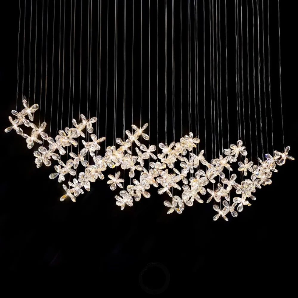 Floating Butterfly Chandelier L 47.2″ - Yiosilamp