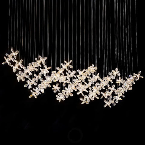 Floating Butterfly Chandelier L 47.2″ - Yiosilamp