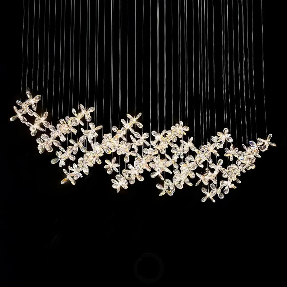 Floating Butterfly Chandelier L 47.2″ - Yiosilamp