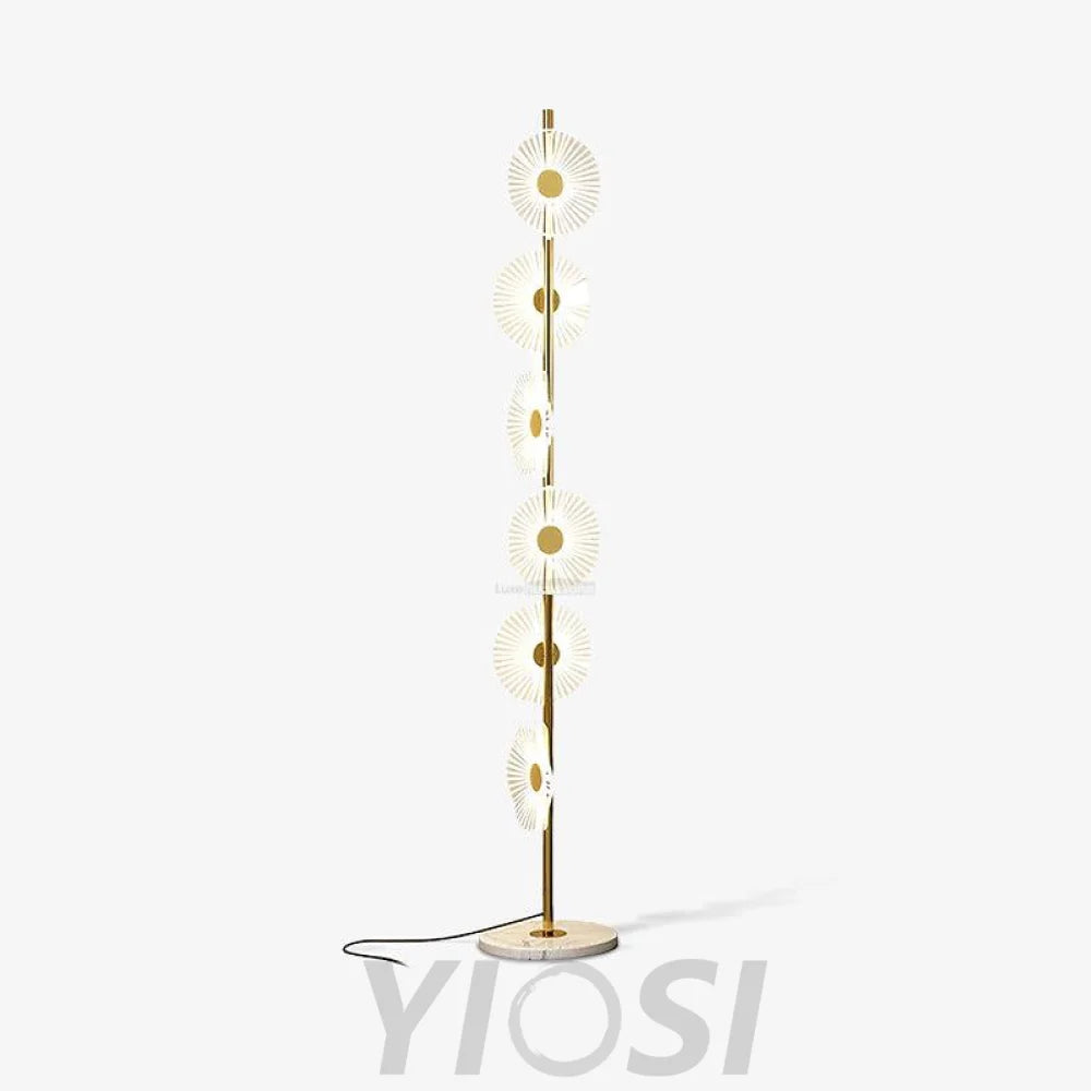 Floating Raindrop Floor Lamp ∅ 9.8″ - Horn-1-Yiosilamp