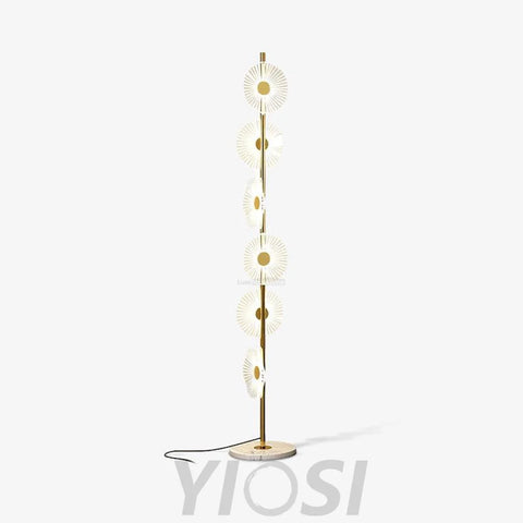 Floating Raindrop Floor Lamp ∅ 9.8″ - Horn-1-Yiosilamp