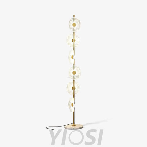 Floating Raindrop Floor Lamp ∅ 9.8″ - Horn-1-Yiosilamp