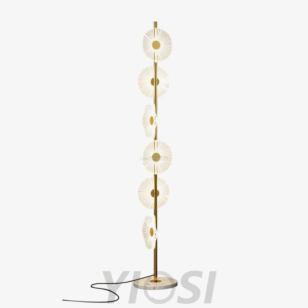 Floating Raindrop Floor Lamp ∅ 9.8″ - Horn-1-Yiosilamp