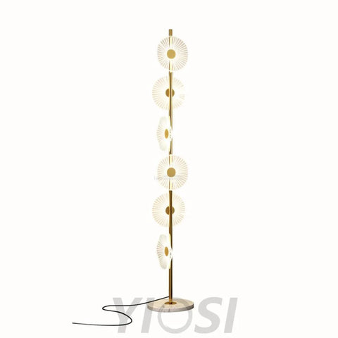 Floating Raindrop Floor Lamp ∅ 9.8″ - Horn-1-Yiosilamp