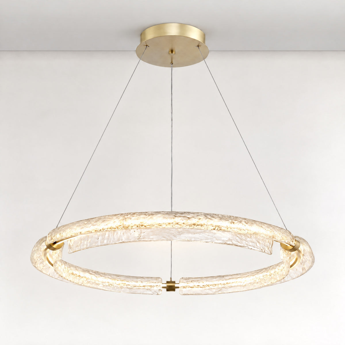 Flora Modern Glass Chandelier