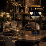 Floral Glory Modern Crystal Table Lamp