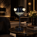 Floral Glory Modern Crystal Table Lamp - main