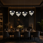 Floral Glory Modern Linear Dining Pendant Light - main