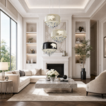 Floral Glory Modern Multi-Tier Cluster Chandelier