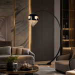 Floral Glory Modern Sculptural Floor Lamp - scene